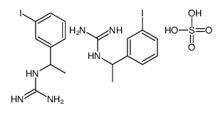 2-[1-(3-iodophenyl)ethyl]guanidine,sulfuric acid Structure