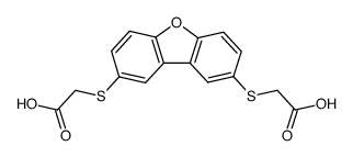 Dibenzofuran-2,8-bis-thioglykolsaeure结构式