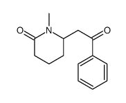 1-methyl-6-phenacylpiperidin-2-one Structure