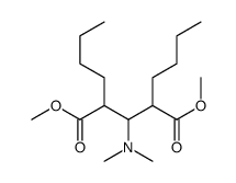 dimethyl 2,4-dibutyl-3-(dimethylamino)pentanedioate Structure