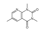 1,3,6-trimethylpyrido[2,3-d]pyrimidine-2,4-dione结构式