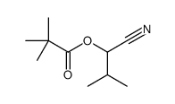 (1-cyano-2-methylpropyl) 2,2-dimethylpropanoate结构式