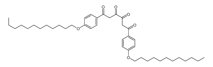 1,6-bis(4-dodecoxyphenyl)hexane-1,3,4,6-tetrone Structure