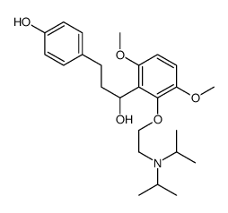 4-[3-[2-[2-[di(propan-2-yl)amino]ethoxy]-3,6-dimethoxyphenyl]-3-hydroxypropyl]phenol Structure