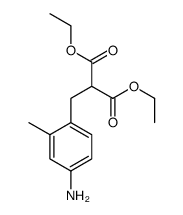diethyl 2-[(4-amino-2-methylphenyl)methyl]propanedioate结构式