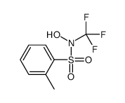 N-hydroxy-2-methyl-N-(trifluoromethyl)benzenesulfonamide结构式