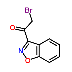 1-(1,2-Benzoxazol-3-yl)-2-bromoethanone结构式