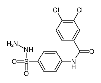 3,4-dichloro-N-[4-(hydrazinesulfonyl)phenyl]benzamide Structure