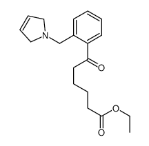 ETHYL 6-OXO-6-[2-(3-PYRROLINOMETHYL)PHENYL]HEXANOATE structure