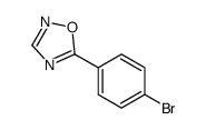 5-(4-溴苯基)-1,2,4-噁二唑结构式