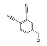 4-(chloromethyl)benzene-1,2-dicarbonitrile结构式