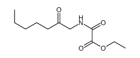 ethyl 2-oxo-2-(2-oxoheptylamino)acetate Structure