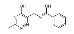 N-[1-(3-methyl-5-oxo-2H-1,2,4-triazin-6-yl)ethyl]benzamide Structure