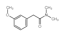 2-(3-methoxyphenyl)-N,N-dimethylacetamide结构式