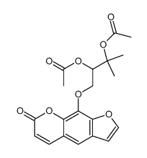 heraclenol diacetate Structure