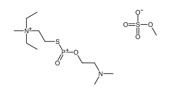 O-ethyl N,N-dimethylamino-S-(2-diethylaminoethyl)thiophosphate结构式