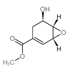 SHIKIMIC ACID, 3,4, ANHYDRO-, METHYL ESTER Structure