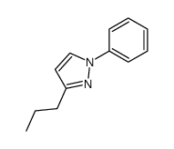 Pyrazole, 1-phenyl-3-propyl- structure