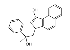 3-(2-hydroxy-2-phenylpropyl)-2,3-dihydrobenzo[g]isoindol-1-one结构式