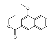 ethyl 4-methoxynaphthalene-2-carboxylate Structure