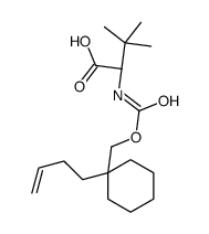 (2S)-2-[(1-but-3-enylcyclohexyl)methoxycarbonylamino]-3,3-dimethylbutanoic acid Structure