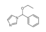 1-[ethoxy(phenyl)methyl]imidazole结构式