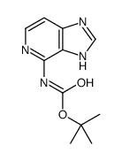 3H-咪唑并[4,5-c]吡啶-4-基氨基甲酸叔丁酯结构式