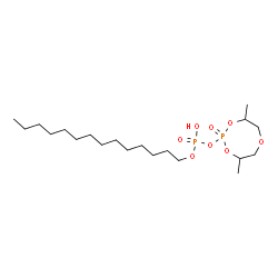 tetradecyl oxybis(methylethylene) diphosphate结构式