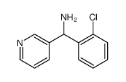 3-Pyridinemethanamine, α-(2-chlorophenyl) Structure
