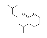 3-(6-methylheptan-2-yl)oxan-2-one结构式