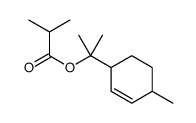 1-methyl-1-(4-methylcyclohex-2-enyl)ethyl isobutyrate结构式