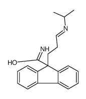 9-(3-propan-2-yliminopropyl)fluorene-9-carboxamide Structure