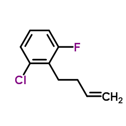 2-(3-Buten-1-yl)-1-chloro-3-fluorobenzene结构式