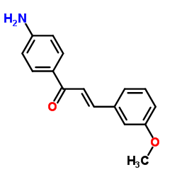 (2E)-1-(4-Aminophenyl)-3-(3-methoxyphenyl)-2-propen-1-one结构式