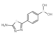 4-(5-氨基-1,3,4-噻二唑-2-基)苯硼酸图片