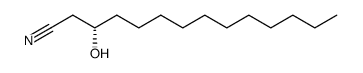 (S)-3-hydroxytetradecanenitrile Structure