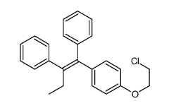 1-(2-chloroethoxy)-4-[(Z)-1,2-diphenylbut-1-enyl]benzene Structure