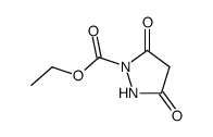 3,5-dioxo-pyrazolidine-1-carboxylic acid ethyl ester结构式