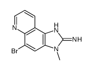 5-bromo-3-methylimidazo[4,5-f]quinolin-2-amine结构式