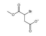 3-bromo-4-methoxy-4-oxobutanoate结构式