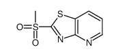 2-methylsulfonyl-[1,3]thiazolo[4,5-b]pyridine结构式