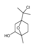 4-(2-chloropropan-2-yl)-1-methyl-7-oxabicyclo[2.2.1]heptan-2-ol结构式