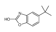 5-tert-butyl-3H-1,3-benzoxazol-2-one结构式