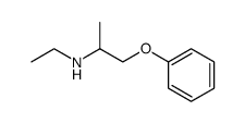ethyl-(β-phenoxy-isopropyl)-amine Structure