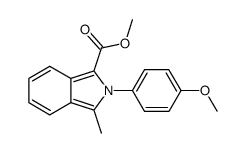 methyl 2-(4-methoxyphenyl)-3-methyl-2H-isoindole-1-carboxylate结构式