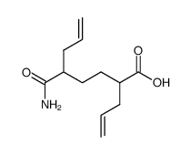 2,5-diallyl-adipic acid monoamide Structure