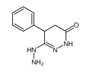 3-hydrazinyl-4-phenyl-4,5-dihydro-1H-pyridazin-6-one Structure