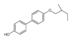 4-[4-[(2S)-2-methylbutoxy]phenyl]phenol结构式