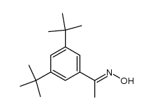 3,5-di-tert-butylacetophenone oxime Structure