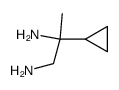 2-cyclopropyl-propane-1,2-diamine结构式